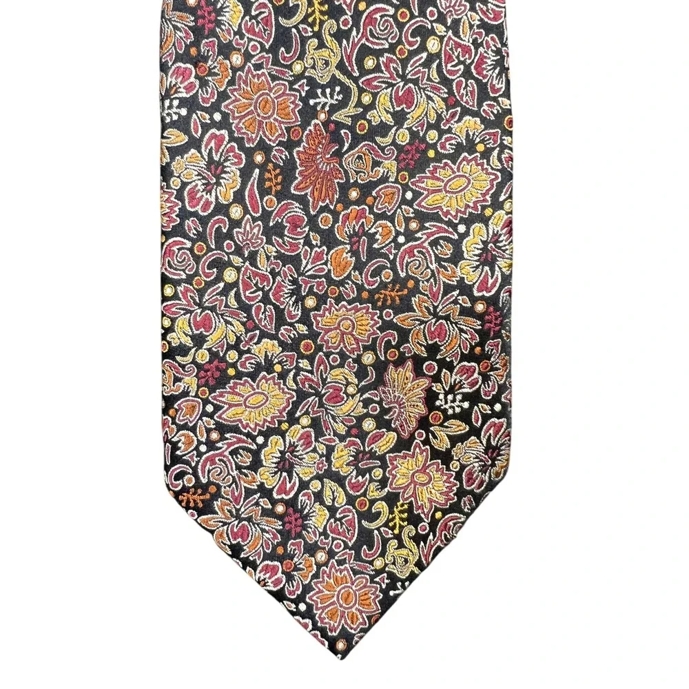 Bruno Piattelli Floral Necktie Silk Designer Patterned Tie for Men‎